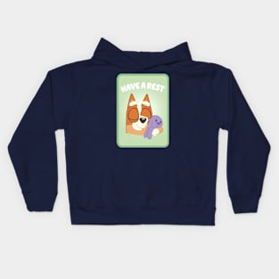 Bluey have a rest Kids Hoodie